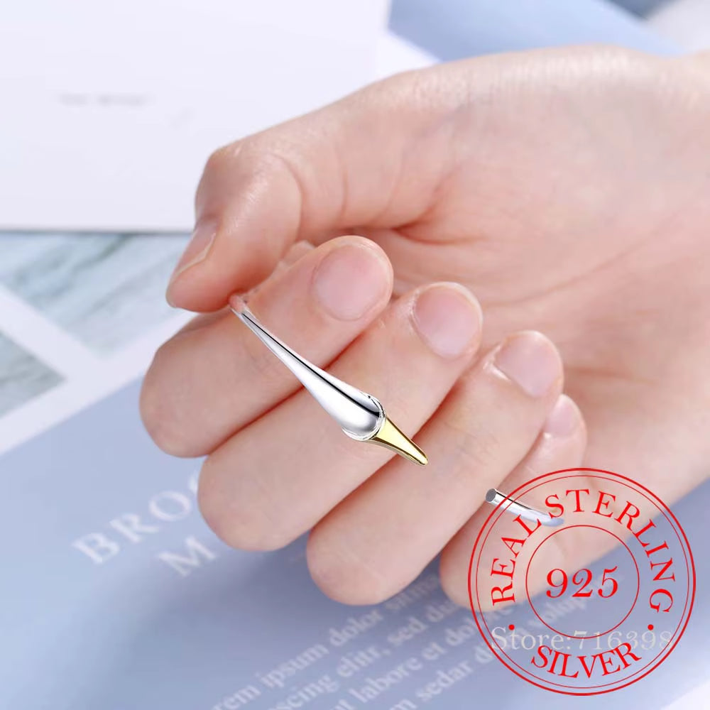 925 Sterling Silver Swan Cuff Bangles Fashionable Simple Adjustable Open Bangles for Women Elegant Festival Jewelry