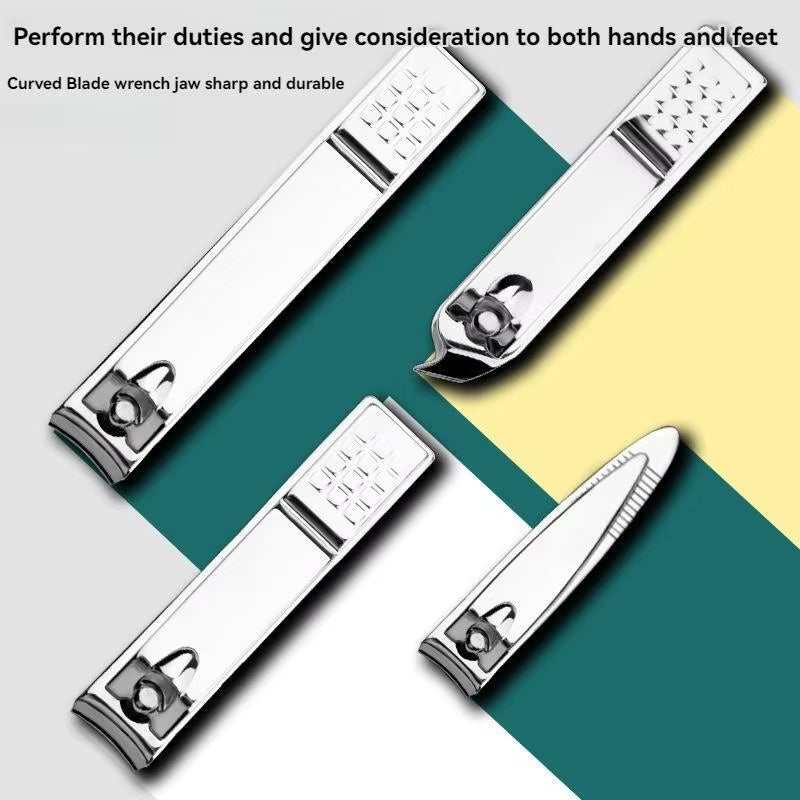 19Pcs Stainless Steel Nail Scissor Set Full Set Nail Clippers Household Cuticle Nipper Manicure Tools Nail Clippers